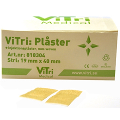 Injektionsplåster nonwoven ViTri - 1,9x4cm beige - 250 st/förp.
