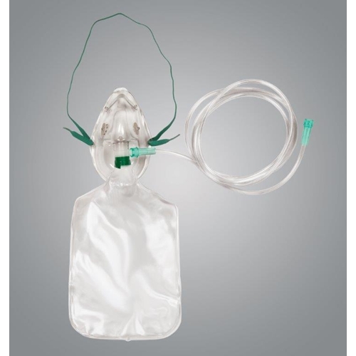 O2-mask pediatrisk Airlife - 2,1m slang barn under haka - 50 st
