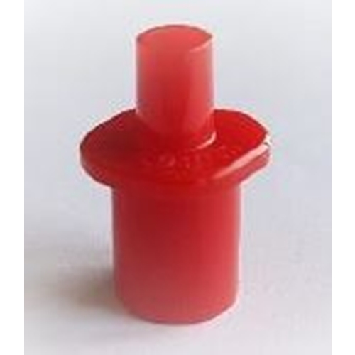 PEP motståndsnippel - Mini 5mm Röd - 10 st