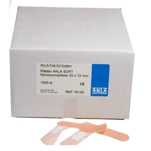 Injektionsplåster nonwoven AklaSoft - 2x4cm beige - 1000 st/förp.