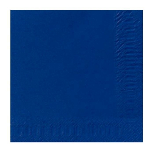Servett tissue 1/4-vikt 2-L - 33x33cm Duni mörkblå  - 125 st