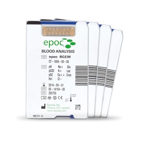 Testkort epoc BGEM med kreatinin - 50st/fp - 50 st
