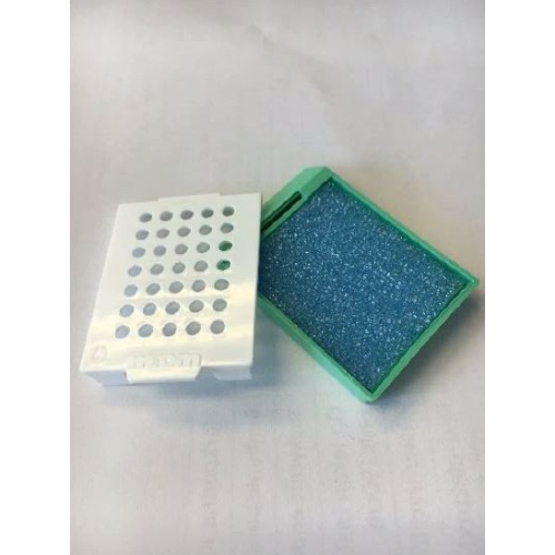 Skumgummipads biopsi  - 2mm blå - 500 st