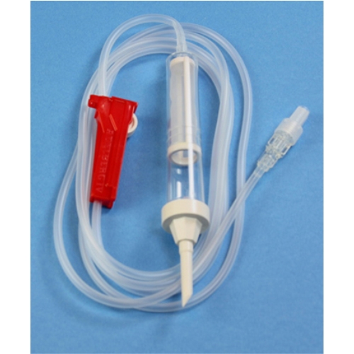 Transfusions agg Mediplast - 180cm Flowstop PVC fri - 100 st