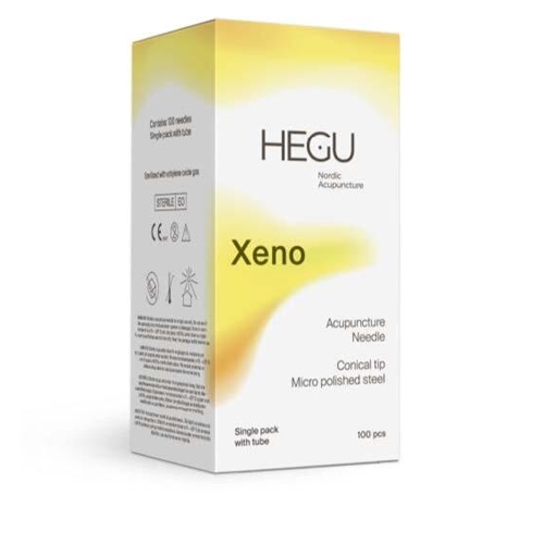 Akupunkturnål Hegu Xeno med hylsa - 0,30x30mm, med hylsa 100/fp - 100 st