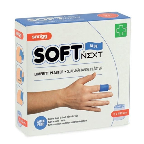 Fingerskumförband Snögg Soft Next - 3x450cm blå