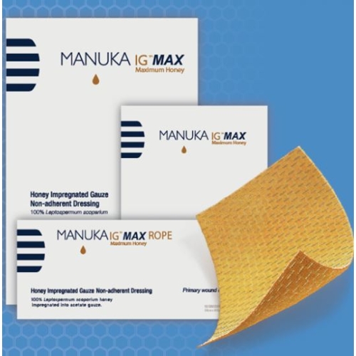 Gelförband honung Manuka IG Max - 10x12,5cm - 10 st/förp.