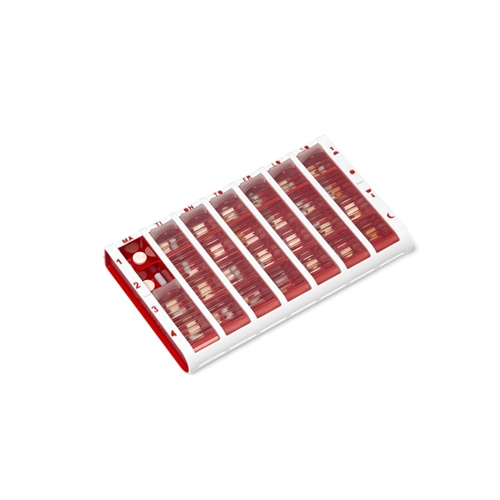 Schine Pill Box - L röd - finsk