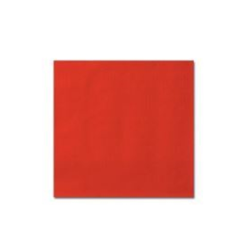 Servett tissue 1/4 vikt 1L - 24x24cm röd - 400 st