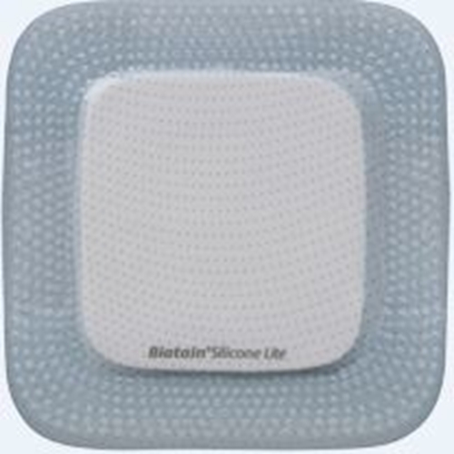 Tunt skumförband silikon Biatain Silicone Lite - 10x10cm Border Lite - 10 st/förp.