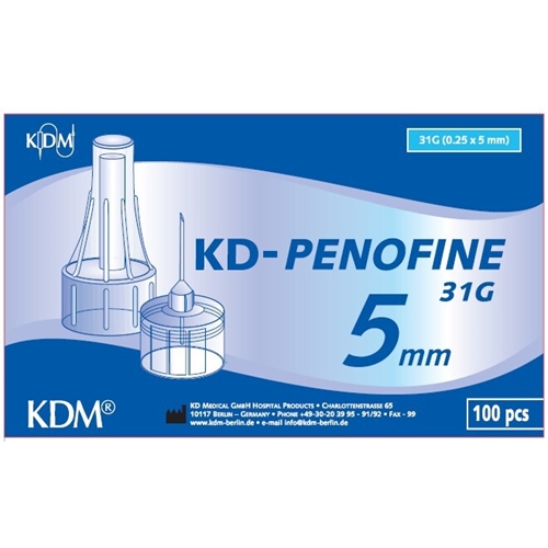 Pennkanyl KD-Penofine - 31G (0.25 x 6 mm) Orange - 100 st