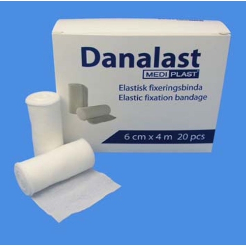 Fixeringsbinda Danalast - 12cmx4m polyamid/viskos - 20 st