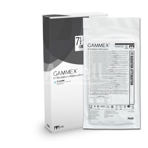 Handske GAMMEX PI Radiation - 6,5 pf svart steril - 5 par