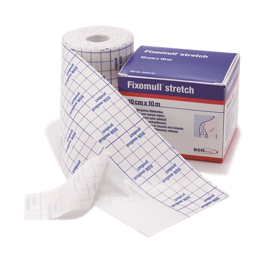 Fixeringshäfta nonwoven Fixomull stretch - 5cmx10m Stretch