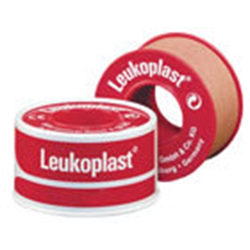 Häfta väv Leukoplast - 1,25cmx9,2m beige latex - 24 st/förp.