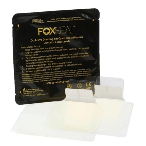 Thoraxförband lufttätt FOXSEAL - Celox FoxSeal Cheast Seal 2st - 100 st