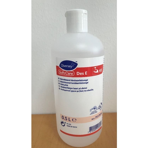 Handdesinfektion Soft Care 70% gel - 500ml Des E H5