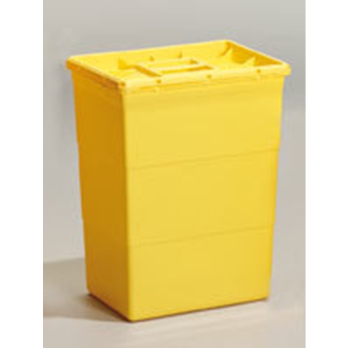 Riskavfallsbox 50l med enkelt lock San Sac - 50lit med enkel lock gul