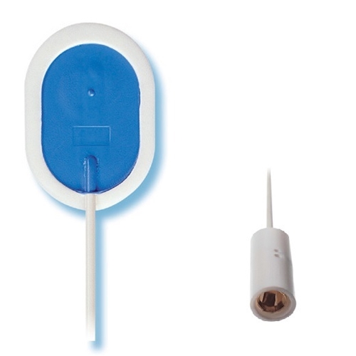 EKG elektrod Ambu BlueSensor våt gel - 22x30mm m kabel banan barn - 25 st