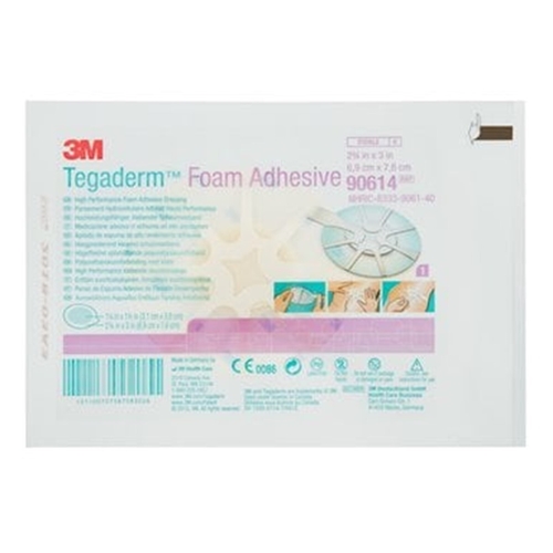 Skumförband Tegaderm Foam Adhesive - 6,9x7,6cm oval Border - 10 st