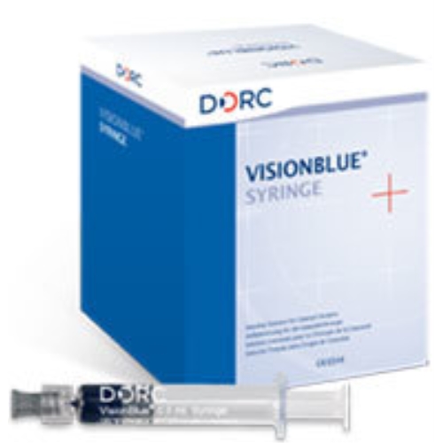 Spruta VisionBlue - Ögon-op trypan-blå steril lösn - 10 st