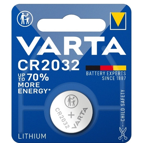 Batteri alkaliskt 3V CR2032 - Varta