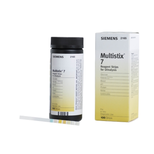 Urinsticka Multistix-7 - glu pro ery/hB pH nit leu ket - 100 st