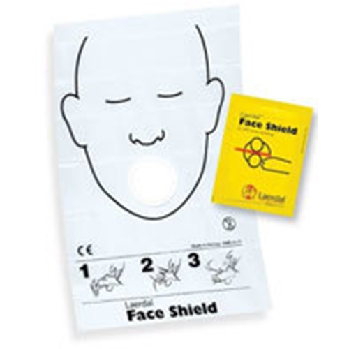 Ansiktsskyddsduk - För mun-till-munandning - 50 st