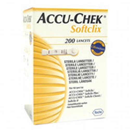 Lansett Accu-Chek Softclix - 28G (0,4mm) 200-p - 200 st