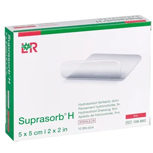 Hydrokolloidförband Suprasorb H - 5x10cm thin - 10 st/förp.