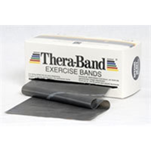 Träningsband Thera-Band - 5,5m väldigt hårt  svart