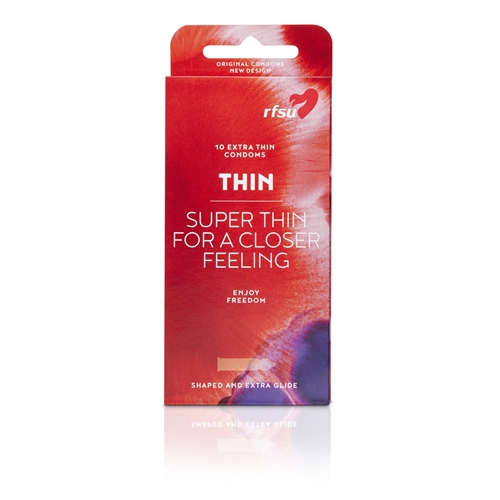 Kondom Thin extra tunn - L185xB53x0,05mm 12x10-p - 120 st