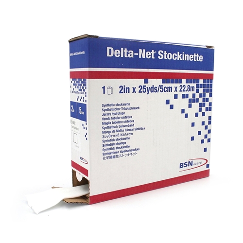 Polsterstrumpa Delta-Net - 5cmx23m Stockinette vit