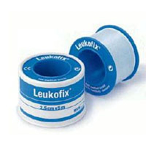 Häfta plast perforerad Leukofix - 1,25cmx9,2m - 24 st/förp.